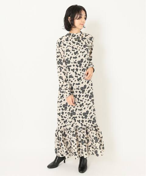 フラワープリント後ろタイワンピース Hardy Noir アルディーノアール 公式のファッション通販 Baycrew S Store
