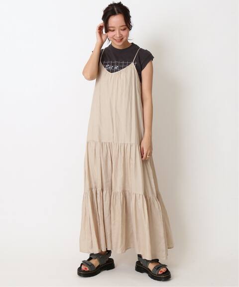 追加 ダブルティアード キャミドレス2 U By Spick Span ユーバイスピックアンドスパン 公式のファッション通販 Baycrew S Store