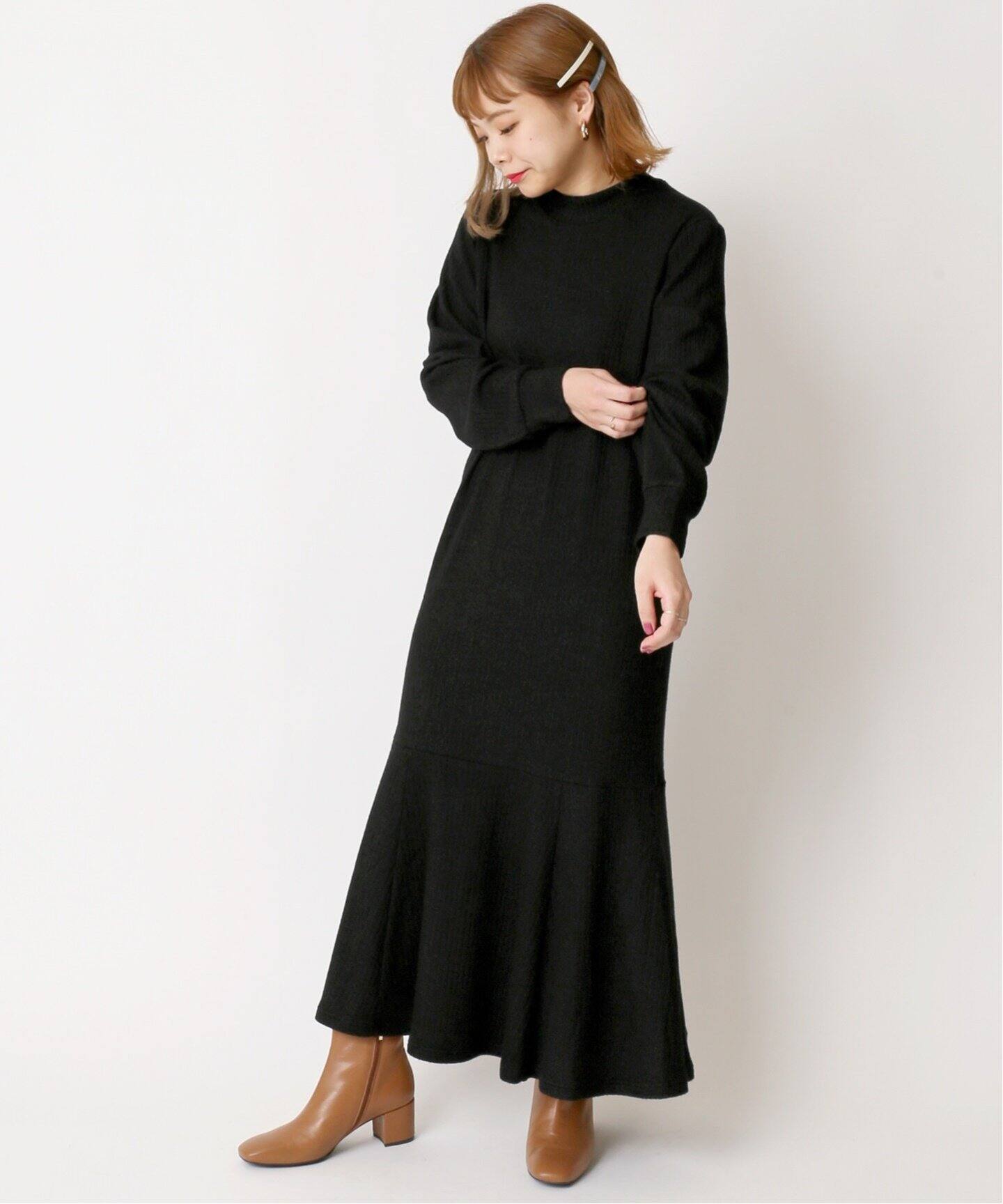 ハイネックリブワンピース U By Spick Span ユーバイスピックアンドスパン 公式のファッション通販 Baycrew S Store