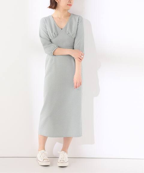 ウエストギャザー ギンガムワンピース U By Spick Span ユーバイスピックアンドスパン 公式のファッション通販 Baycrew S Store
