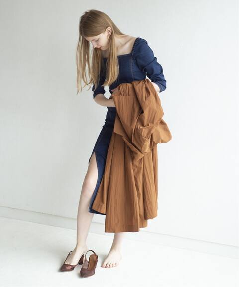 U Mirai M Denimコンシャスワンピース4 U By Spick Span ユーバイスピックアンドスパン 公式のファッション通販 Baycrew S Store