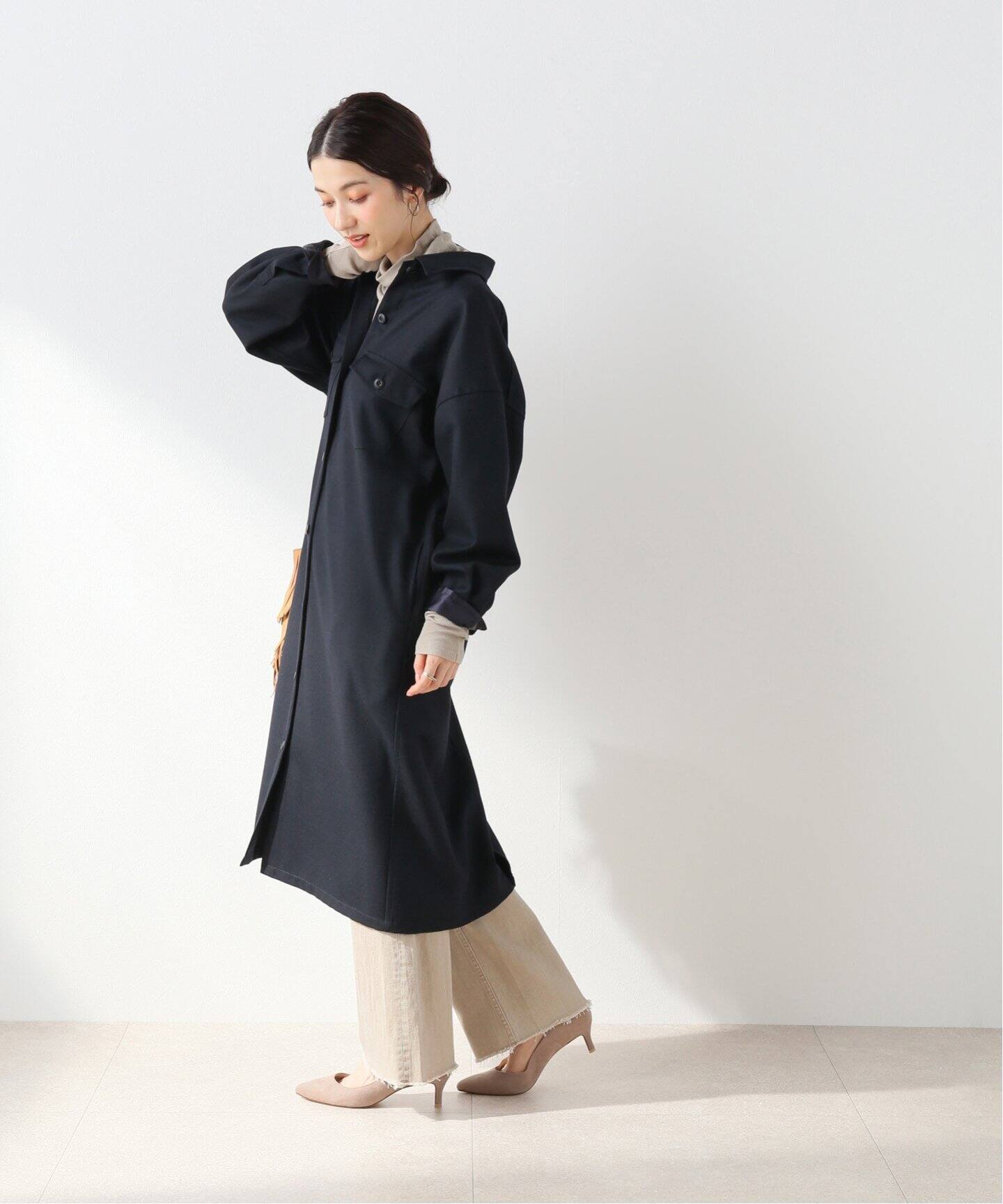 激安通販新作 フレームワーク シャツワンピース ロングワンピース 日本製 Framework ロングワンピース Williamsav Com