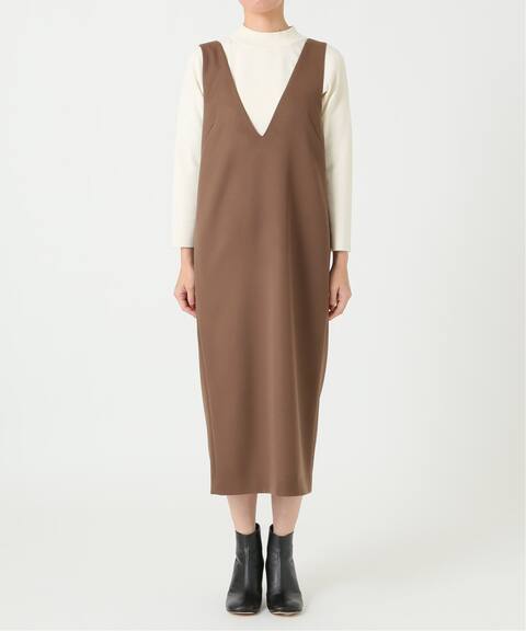 T Wダブルクロスvネックワンピース Noble ノーブル 公式のファッション通販 Baycrew S Store