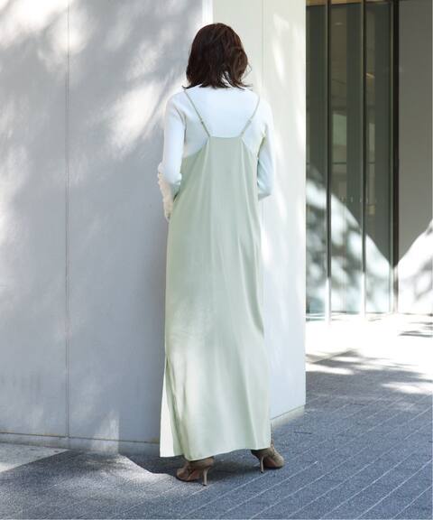 追加2 サテンツイルキャミワンピース Noble ノーブル 公式のファッション通販 Baycrew S Store 追加2 サテンツイルキャミワンピース Noble ノーブル 公式のファッション通販 Baycrew S Store