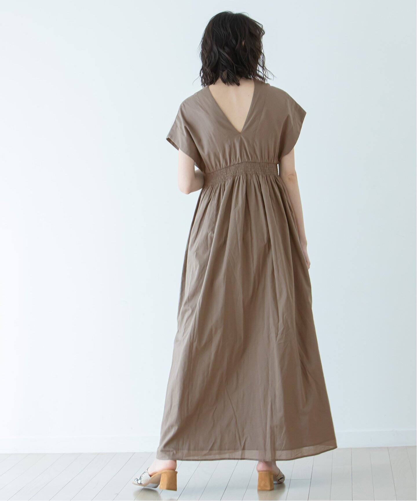 流行に 夏の光のドレス マリハ Mariha ワンピース 限定色 定番品 カーキブラウン ロングワンピース Williamsav Com