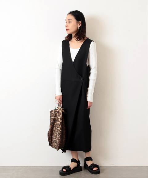 Crツイルラップワンピース Journal Standard L Essage ジャーナルスタンダード レサージュ 公式のファッション通販 Baycrew S Store