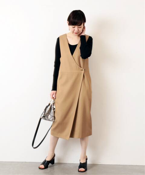 Crツイルラップワンピース Journal Standard L Essage ジャーナルスタンダード レサージュ 公式のファッション通販 Baycrew S Store