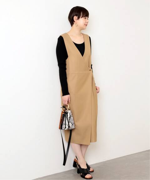 Crツイルラップワンピース Journal Standard L Essage ジャーナルスタンダード レサージュ 公式のファッション通販 Baycrew S Store