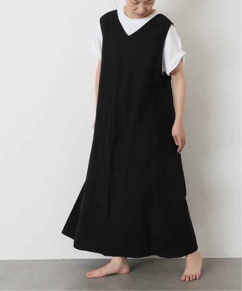 リネンワッシャー Vネックノースリーブワンピース Journal Standard Luxe ジャーナルスタンダード ラックス 公式のファッション通販 Baycrew S Store