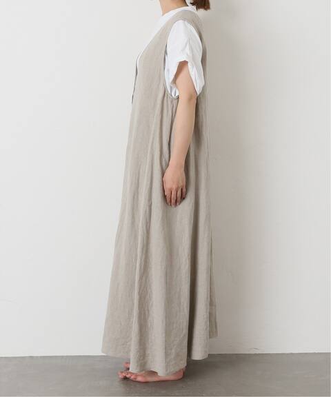 リネンワッシャー Vネックノースリーブワンピース Journal Standard Luxe ジャーナルスタンダード ラックス 公式のファッション通販 Baycrew S Store
