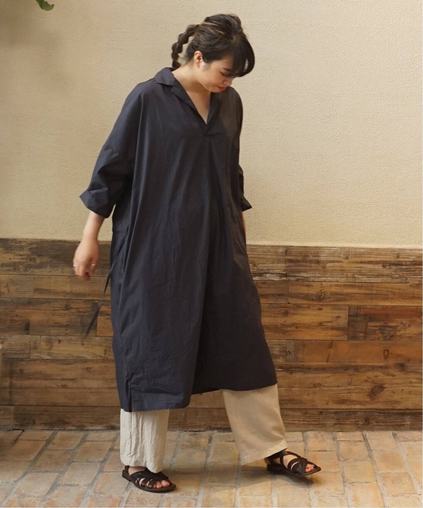 ALBUM DI FAMIGLIA/アルバム ディ ファミリア】 COLLAR SHIRT DRESS ...
