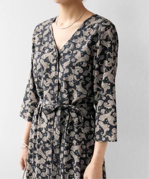 ペイズリーvネック前開きワンピース Journal Standard Relume ジャーナルスタンダード レリューム 公式のファッション通販 Baycrew S Store