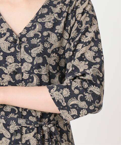 ペイズリーvネック前開きワンピース Journal Standard Relume ジャーナルスタンダード レリューム 公式のファッション通販 Baycrew S Store