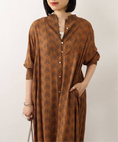 Ipekerペイズリースタンドカラーワンピース Journal Standard Relume ジャーナルスタンダード レリューム 公式のファッション通販 Baycrew S Store