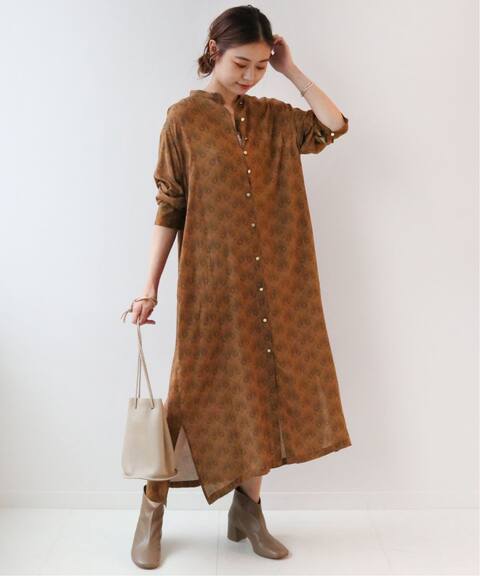 Ipekerペイズリースタンドカラーワンピース Journal Standard Relume ジャーナルスタンダード レリューム 公式のファッション通販 Baycrew S Store