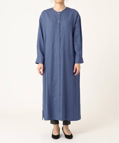 リヨセルツイルクルーネックロングワンピース Journal Standard Relume ジャーナルスタンダード レリューム 公式のファッション通販 Baycrew S Store