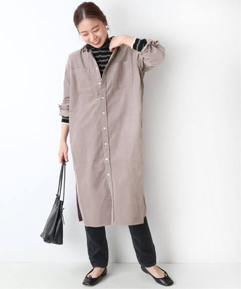 追加 シャツコールロングワンピース Journal Standard Relume ジャーナルスタンダード レリューム 公式のファッション通販 Baycrew S Store
