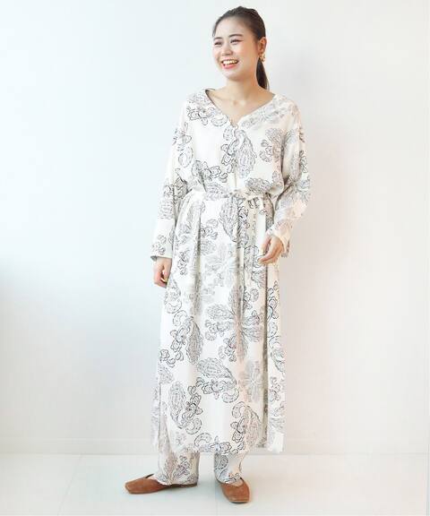 ペイズリーフロントボタンロングワンピース Journal Standard Relume ジャーナルスタンダード レリューム 公式のファッション通販 Baycrew S Store