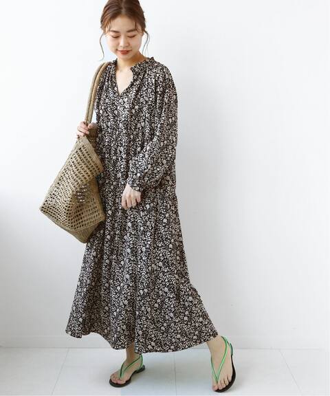 ボタニカルプリントシャーリングワンピース Journal Standard Relume ジャーナルスタンダード レリューム 公式のファッション通販 Baycrew S Store