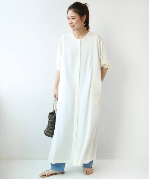 レーヨンツイルクルーネックロングワンピース Journal Standard Relume ジャーナルスタンダード レリューム 公式のファッション通販 Baycrew S Store