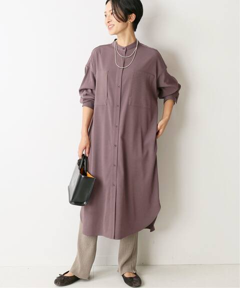 ツイルバンドカラーシャツワンピース Journal Standard Relume ジャーナルスタンダード レリューム 公式のファッション通販 Baycrew S Store