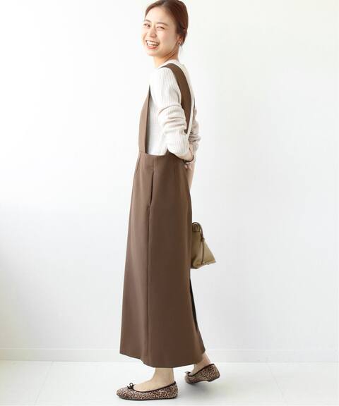 ストレッチロングジャンパースカート Journal Standard Relume ジャーナルスタンダード レリューム 公式のファッション通販 Baycrew S Store