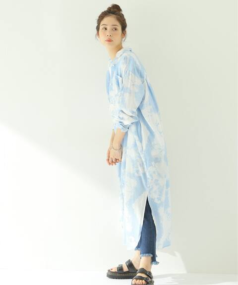 タイダイプリントスリットシャツワンピース Journal Standard Relume ジャーナルスタンダード レリューム 公式のファッション通販 Baycrew S Store