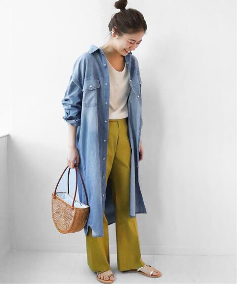 追加 ダンガリーシャツワンピース Journal Standard Relume ジャーナルスタンダード レリューム 公式のファッション通販 Baycrew S Store