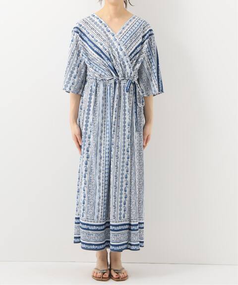 ラッププリントワンピース B C Stock ベーセーストック 公式のファッション通販 Baycrew S Store