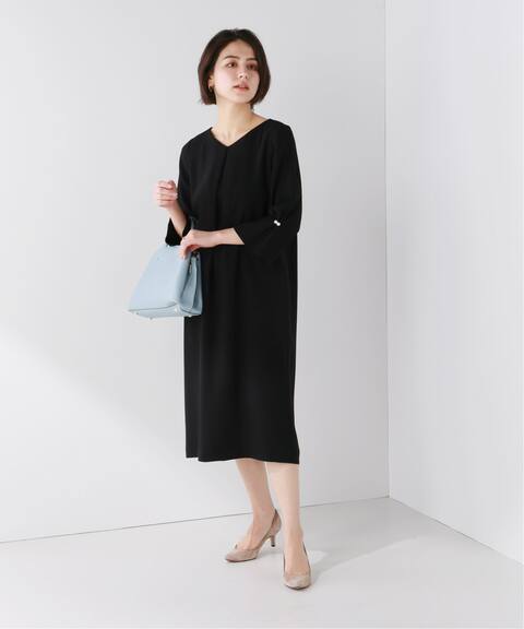 バックサテン ジョーゼットワンピース B C Stock ベーセーストック 公式のファッション通販 Baycrew S Store