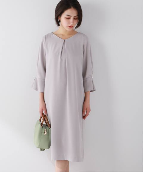 バックサテン ジョーゼットワンピース B C Stock ベーセーストック 公式のファッション通販 Baycrew S Store