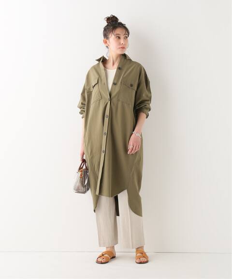 Jw Cセルロースcpo型コートシャツワンピース Joint Works ジョイントワークス 公式のファッション通販 Baycrew S Store