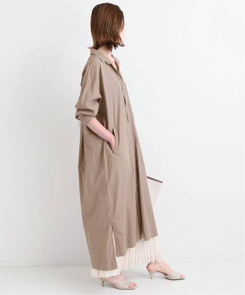 コットンシルクロングシャツワンピース Iena イエナ 公式のファッション通販 Baycrew S Store