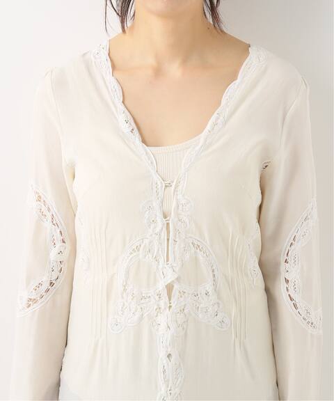 レース刺繍ロングワンピース Iena イエナ 公式のファッション通販 Baycrew S Store