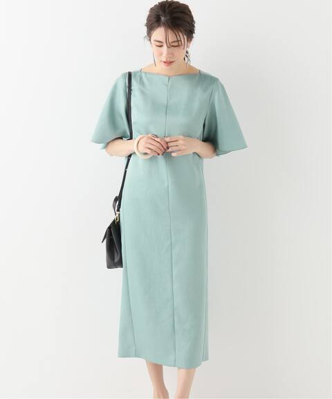サテンスリットネックワンピース Iena イエナ 公式のファッション通販 Baycrew S Store