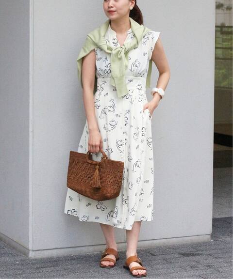 デシンプリント シャツワンピース Iena イエナ 公式のファッション通販 Baycrew S Store