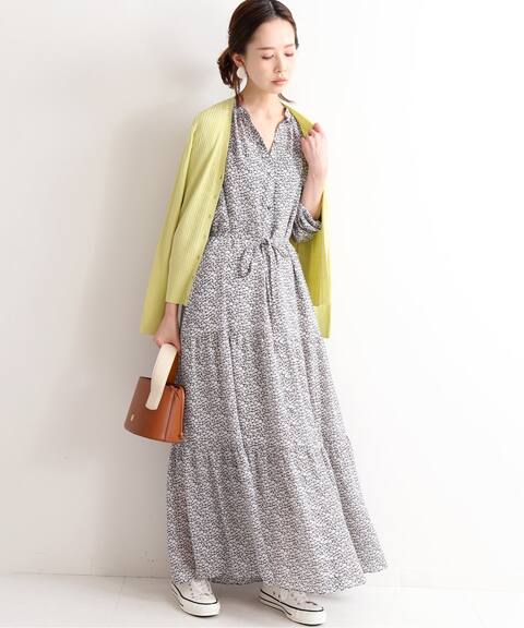 ジョーゼットフラワープリントマキシワンピース Iena イエナ 公式のファッション通販 Baycrew S Store