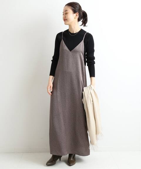 ニュアンスレオパード キャミワンピース Iena イエナ 公式のファッション通販 Baycrew S Store