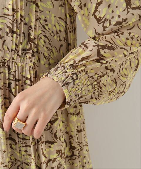 Ne Quittez Pas ヌキテパ Fine Crapeflower プリントピンタックワンピース Iena イエナ 公式のファッション通販 Baycrew S Store