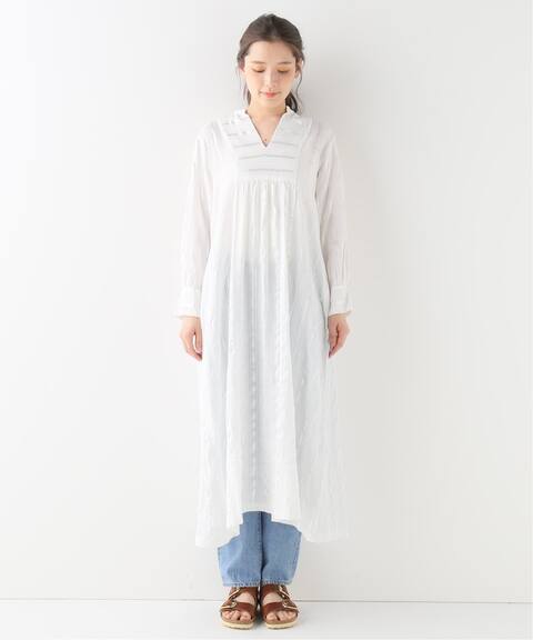 Ne Quittez Pas ヌキテパ Dobby ストライプシャツワンピース Iena イエナ 公式のファッション通販 Baycrew S Store