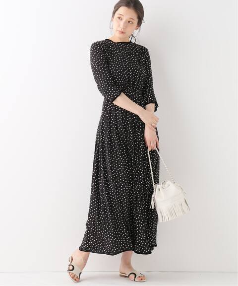 Sinme シンメ ロングドットワンピース Iena イエナ 公式のファッション通販 Baycrew S Store