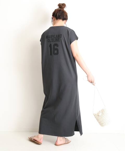 カレッジロゴtee ロングワンピース Slobe Iena スローブ イエナ 公式のファッション通販 Baycrew S Store カレッジロゴtee ロングワンピース Slobe Iena スローブ イエナ 公式のファッション通販 Baycrew S Store