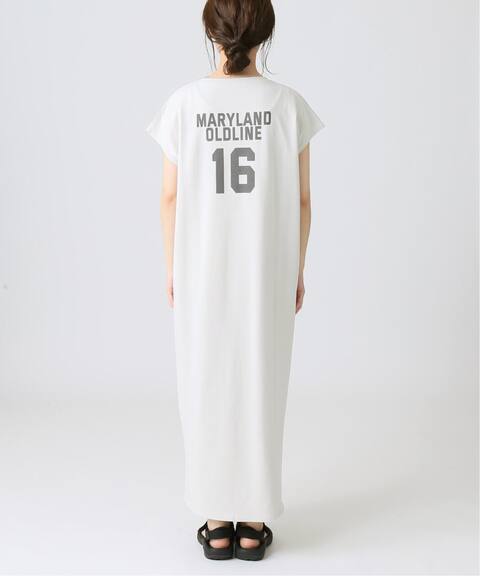 追加 カレッジロゴtee ロングワンピース Slobe Iena スローブ イエナ 公式のファッション通販 Baycrew S Store