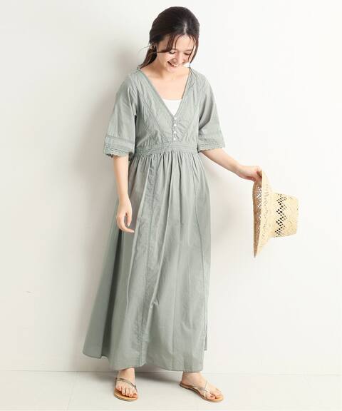 マニーレースハーフスリーブワンピース Slobe Iena スローブ イエナ 公式のファッション通販 Baycrew S Store