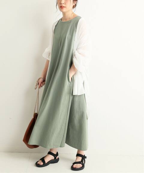 天竺ノースリーブフレアワンピース Slobe Iena スローブ イエナ 公式のファッション通販 Baycrew S Store