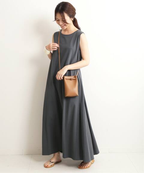 天竺ノースリーブフレアワンピース Slobe Iena スローブ イエナ 公式のファッション通販 Baycrew S Store