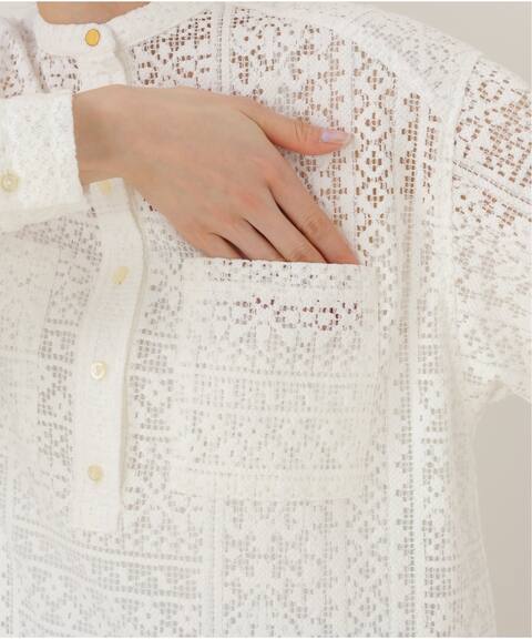 ウォッシャブルレースシャツワンピース Slobe Iena スローブ イエナ 公式のファッション通販 Baycrew S Store