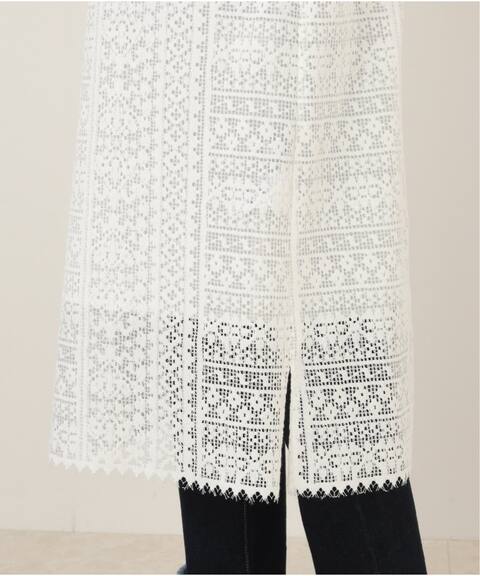 ウォッシャブルレースシャツワンピース Slobe Iena スローブ イエナ 公式のファッション通販 Baycrew S Store