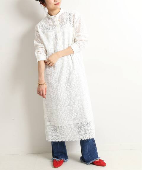 ウォッシャブルレースシャツワンピース Slobe Iena スローブ イエナ 公式のファッション通販 Baycrew S Store