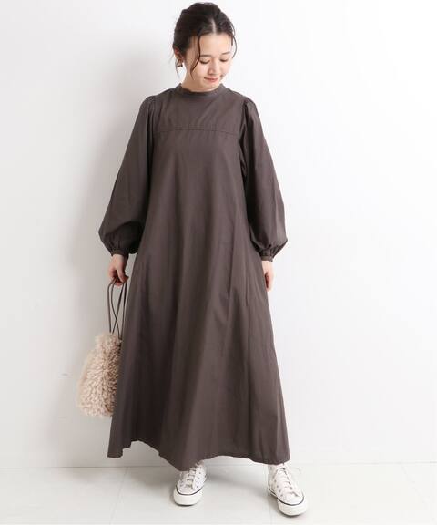 ボリュームスリーブハイネックワンピース Slobe Iena スローブ イエナ 公式のファッション通販 Baycrew S Store
